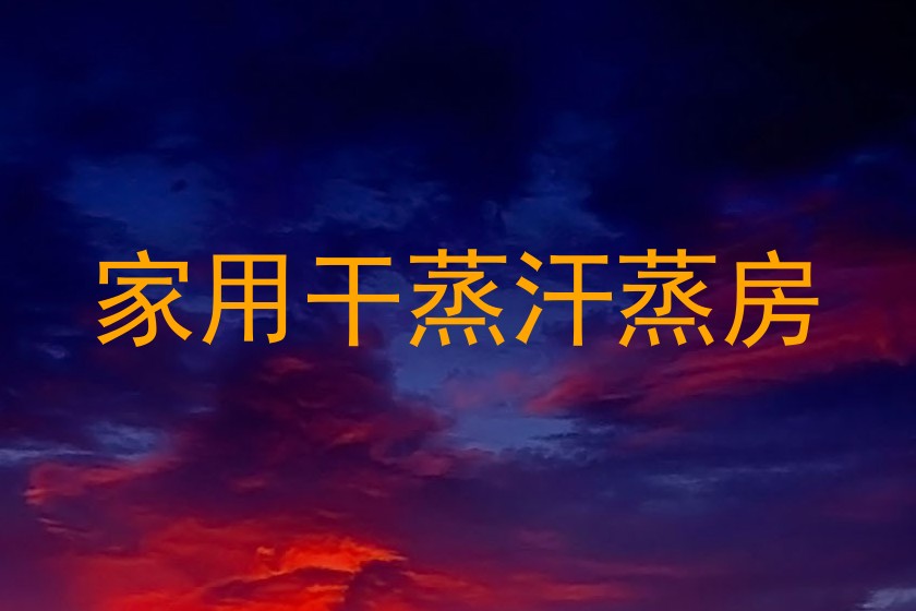 家用干蒸汗蒸房
