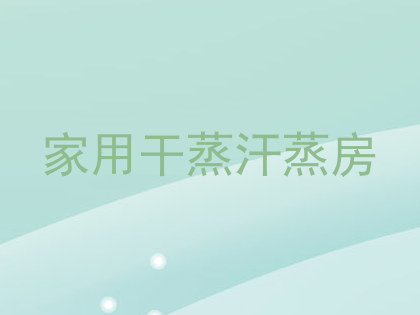 家用干蒸汗蒸房