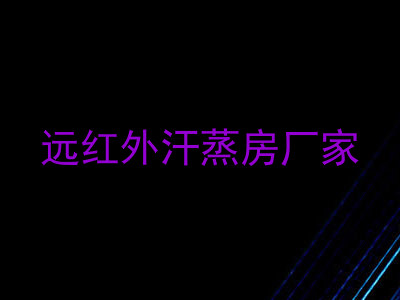 远红外汗蒸房厂家