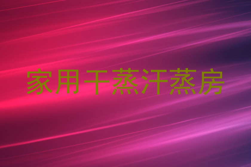 家用干蒸汗蒸房