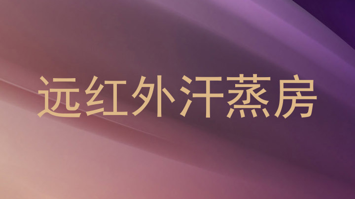 远红外汗蒸房