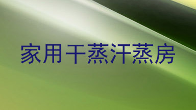家用干蒸汗蒸房