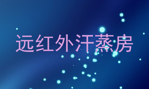 远红外汗蒸房