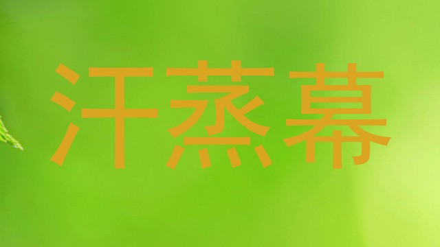 汗蒸幕