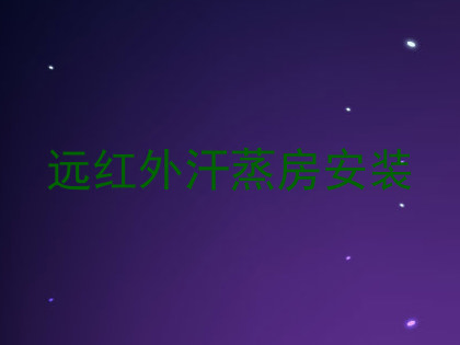 远红外汗蒸房安装