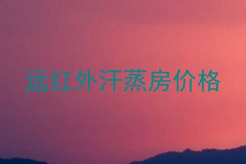 远红外汗蒸房价格