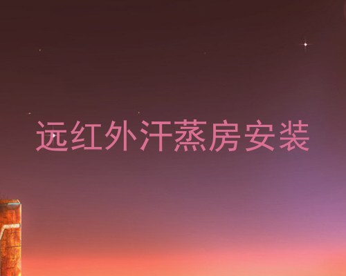 远红外汗蒸房安装