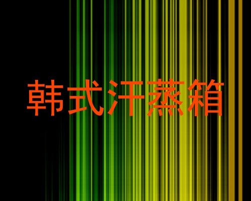 韩式汗蒸箱