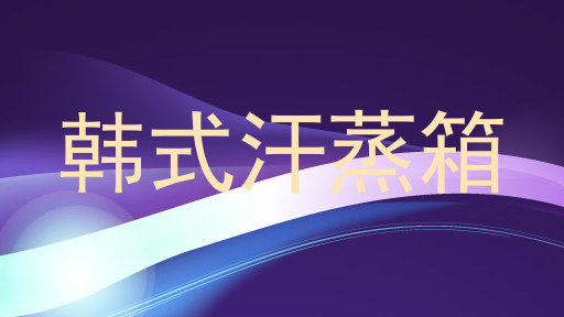 韩式汗蒸箱
