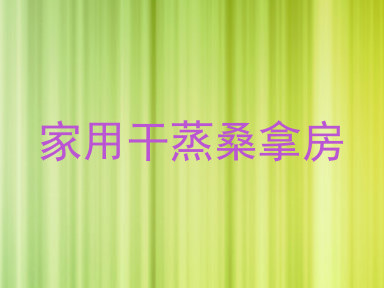 家用干蒸桑拿房