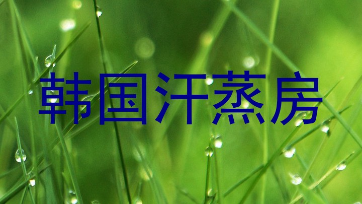 韩国汗蒸房