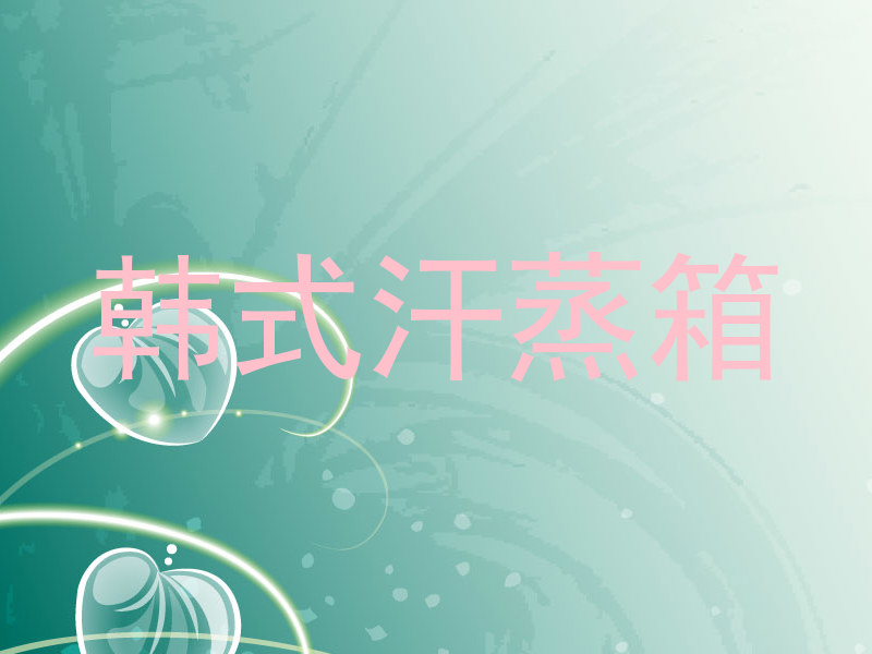 韩式汗蒸箱
