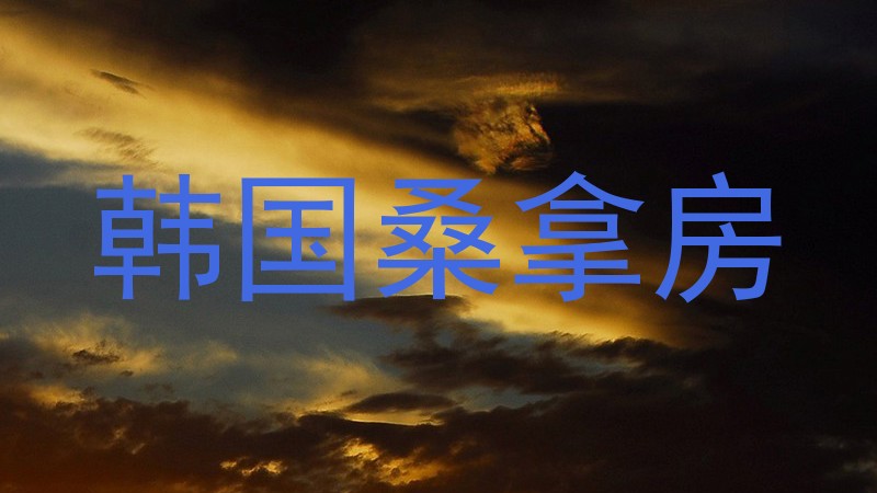 韩国桑拿房