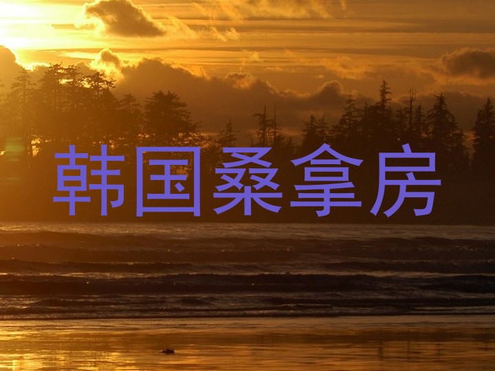 韩国桑拿房