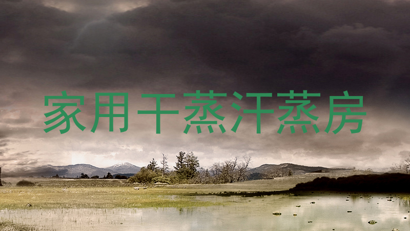 家用干蒸汗蒸房