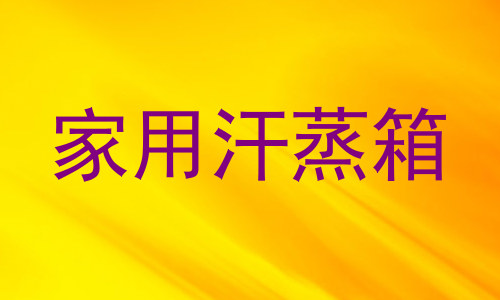 家用汗蒸箱