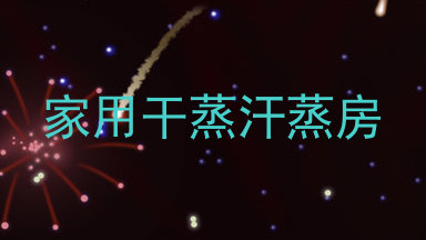 家用干蒸汗蒸房