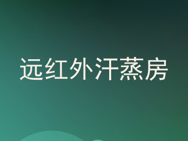 远红外汗蒸房