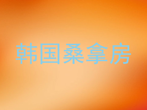 韩国桑拿房
