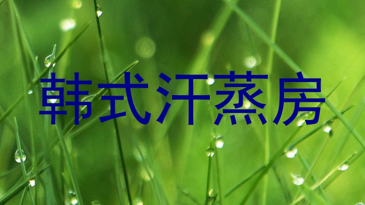 韩式汗蒸房