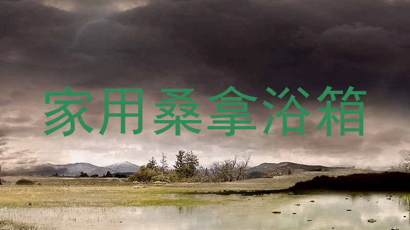 家用桑拿浴箱