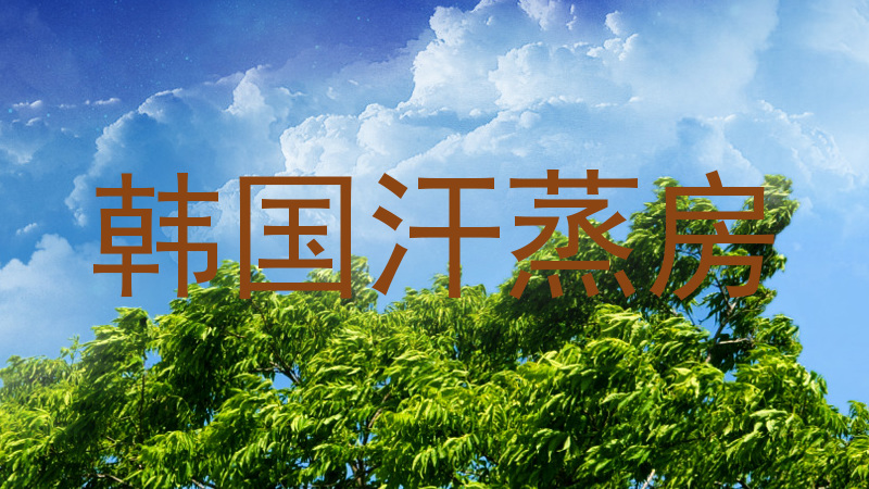 韩国汗蒸房