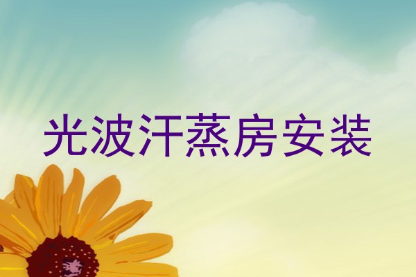光波汗蒸房安装