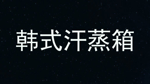 韩式汗蒸箱