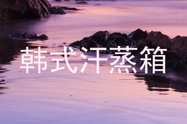 韩式汗蒸箱