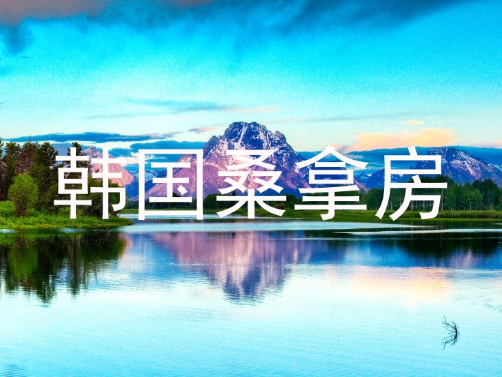 韩国桑拿房
