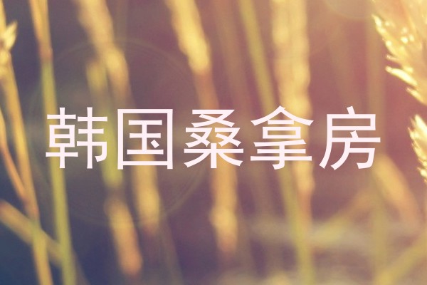 韩国桑拿房