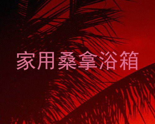 家用桑拿浴箱