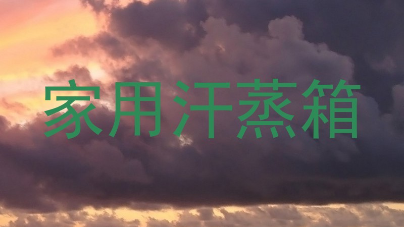 家用汗蒸箱