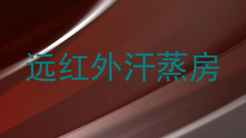 远红外汗蒸房