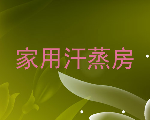 家用汗蒸房