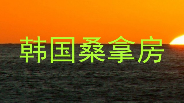 韩国桑拿房