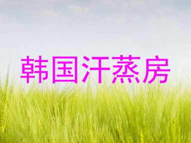 韩国汗蒸房