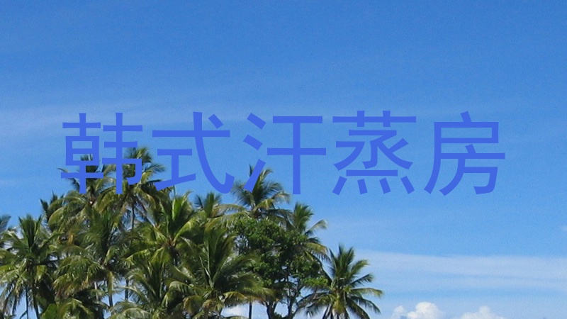 韩式汗蒸房