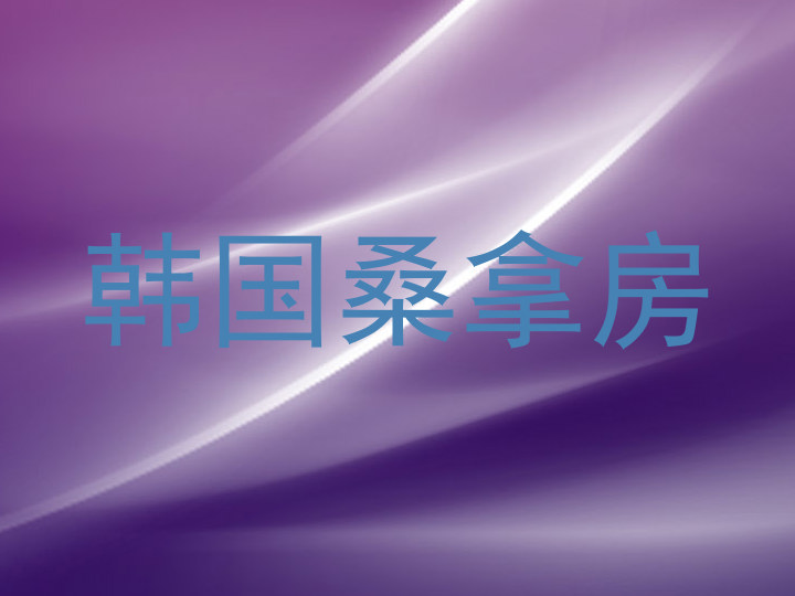 韩国桑拿房