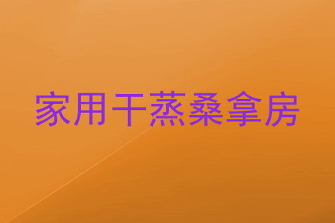家用干蒸桑拿房
