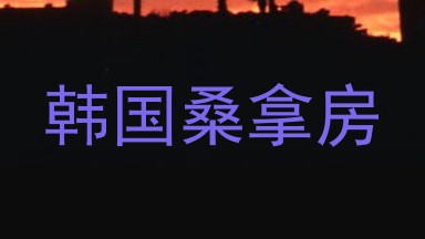 韩国桑拿房