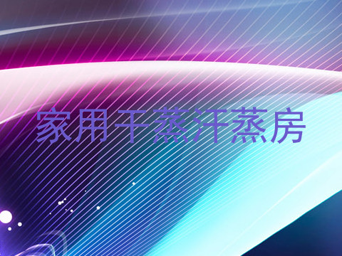 家用干蒸汗蒸房