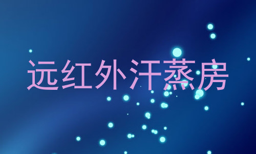 远红外汗蒸房