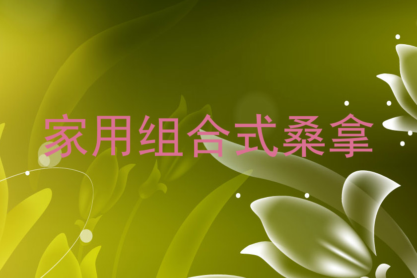 家用组合式桑拿